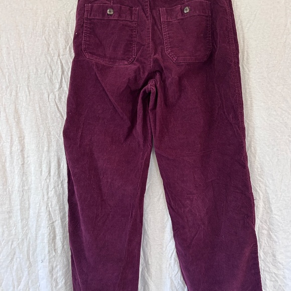 Wide Leg Burgundy Gap Corduroys - Picture 3 of 3